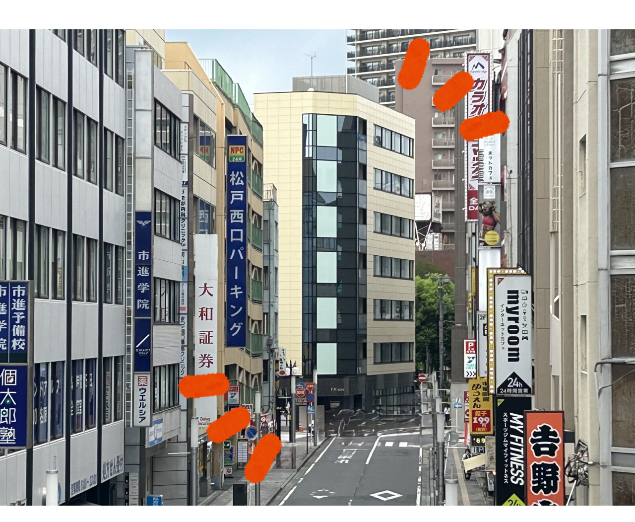 歩道橋アップ②